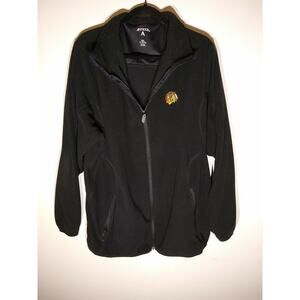 Men's Antigua Blackhawks Fleece Jacket. Size XXL